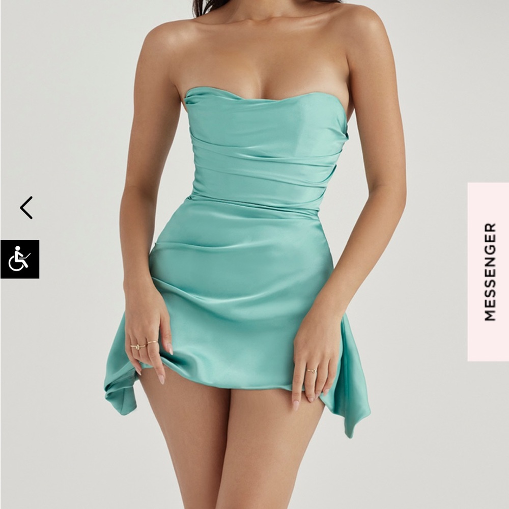 House of CB Jasmine Mini Dress in Teal